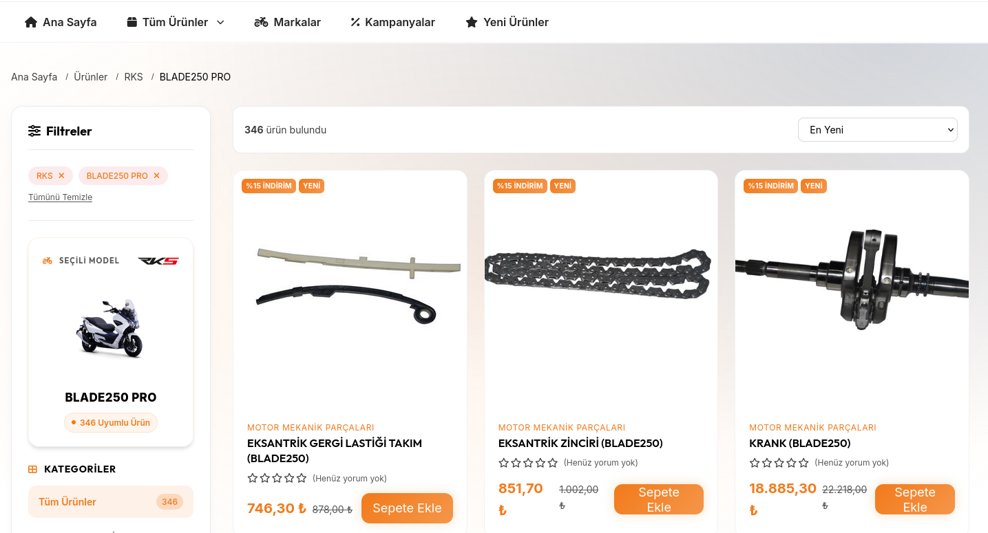 Webshop E-Ticaret